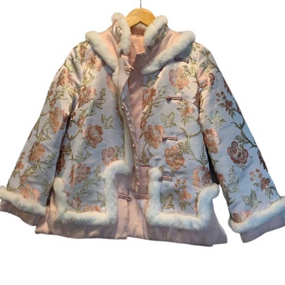 Chinese cotton rabbit fur jacket
